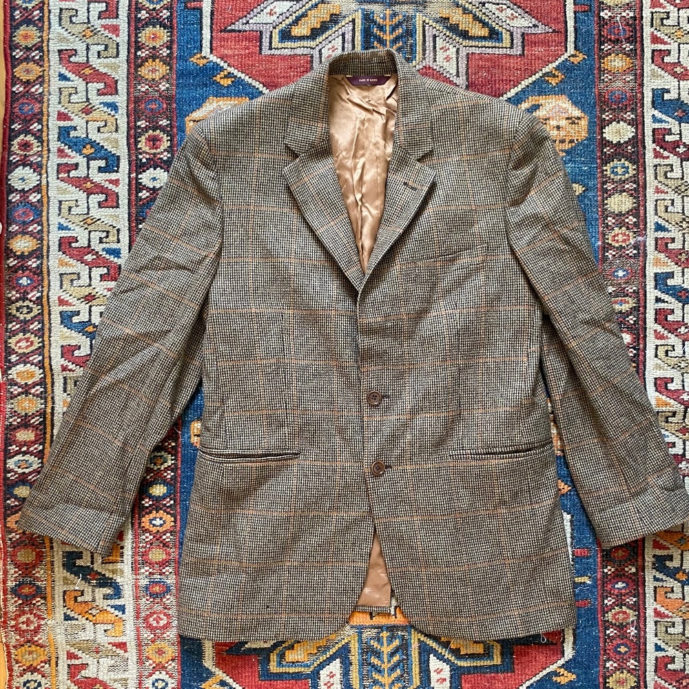 Brooks Brothers 100% Wool Houndstooth Blazer